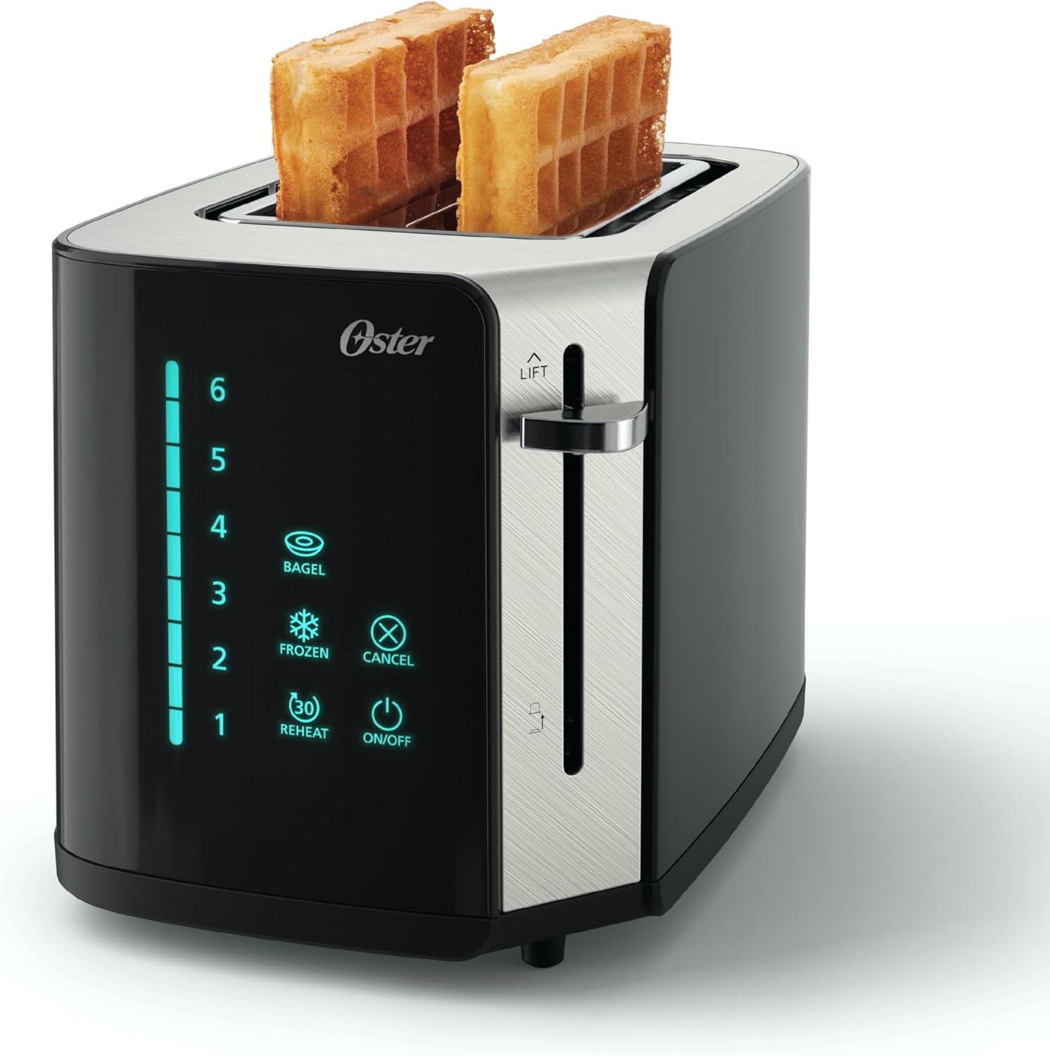 Oster 2-Slice Stainless Steel Digital Touchscreen Toaster