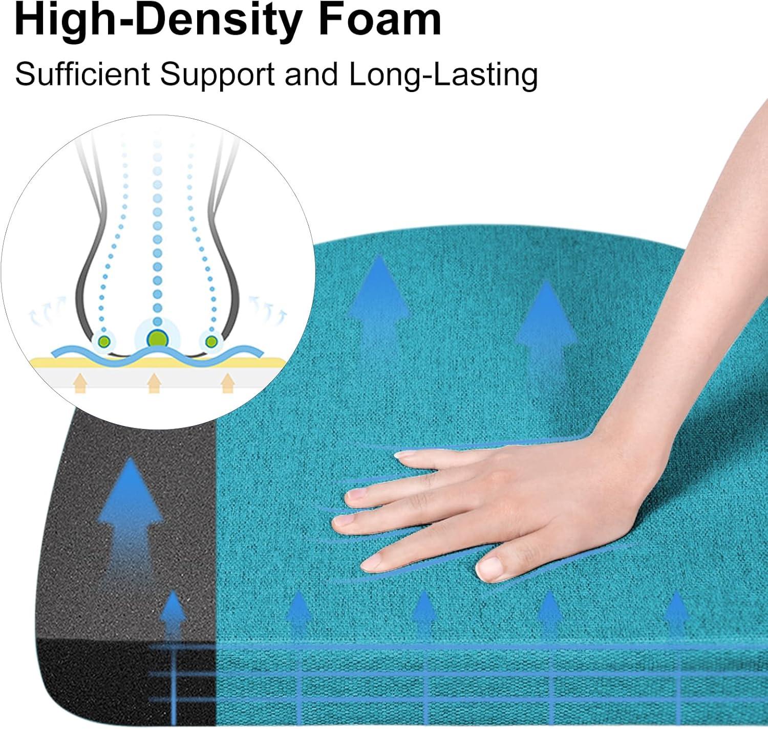 Chair Cushions for Dining Chairs Set of 2 - Blue