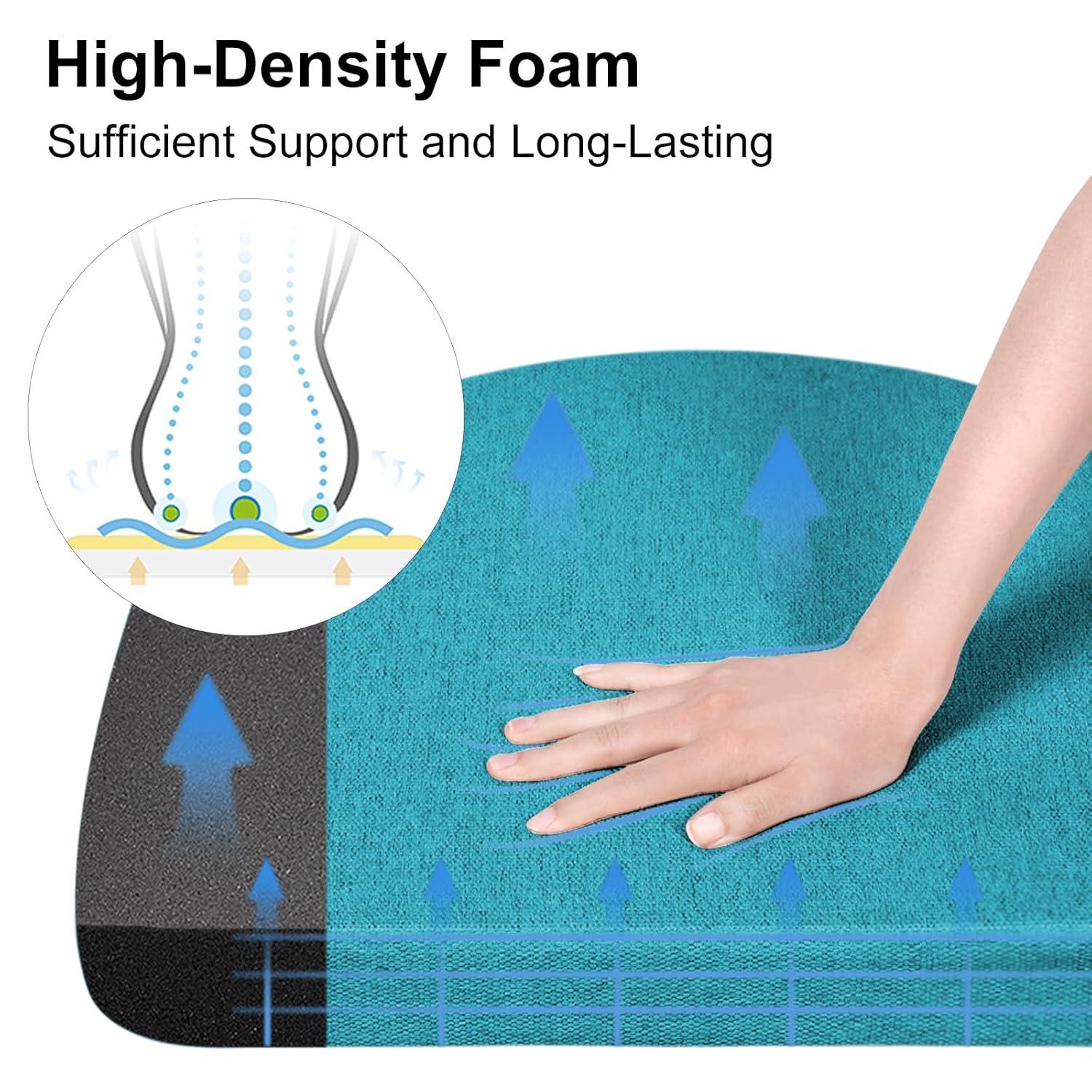 Chair Cushions for Dining Chairs Set of 2 - Blue