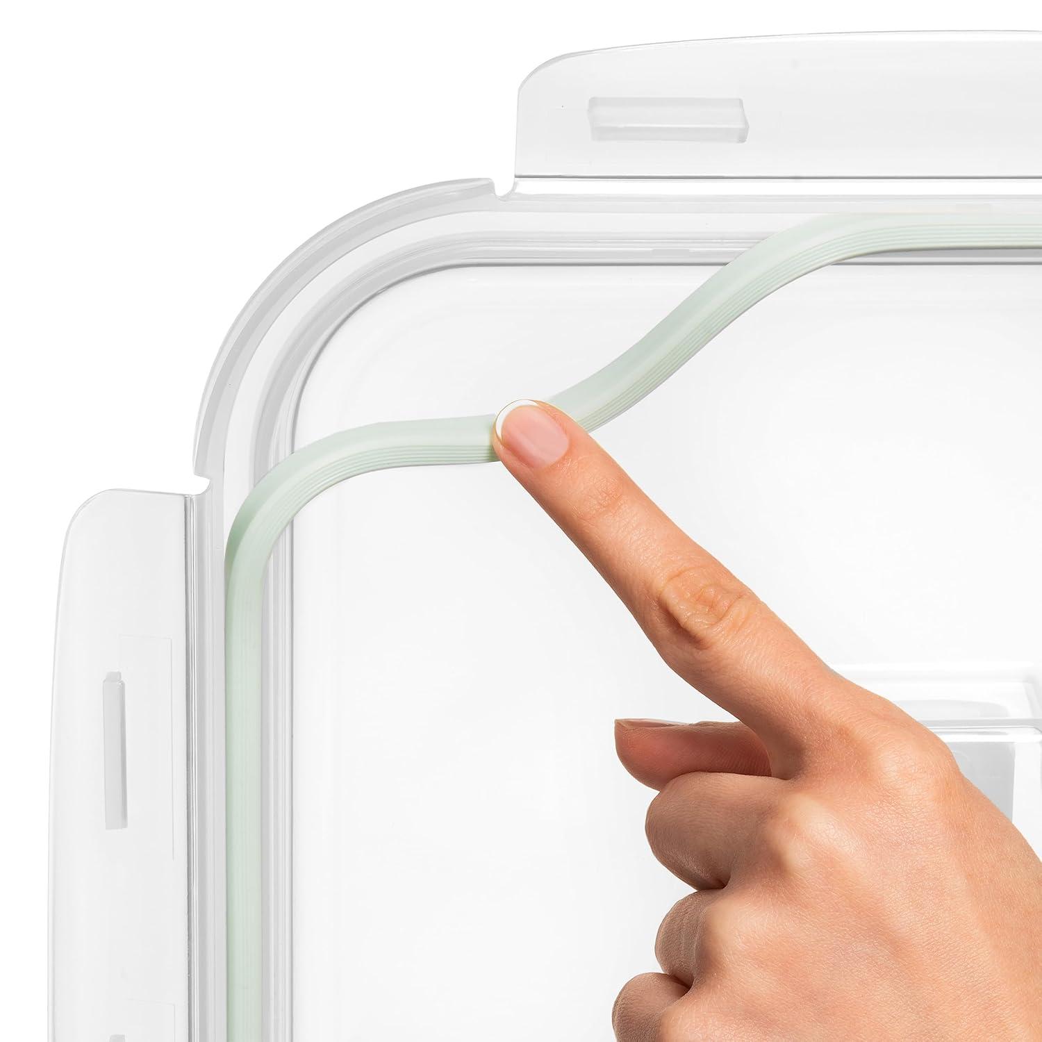 Razab 6500ml, 220oz, 28 Cup Large Glass Storage Containers with Lids, BPA Free Baking Container for Casseroles, Lasagna and Roasting Turkey