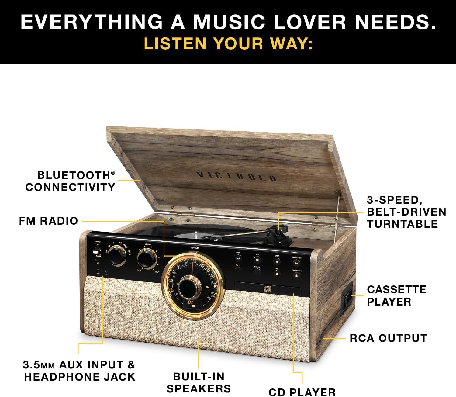 Victrola Weather Station with Bluetooth