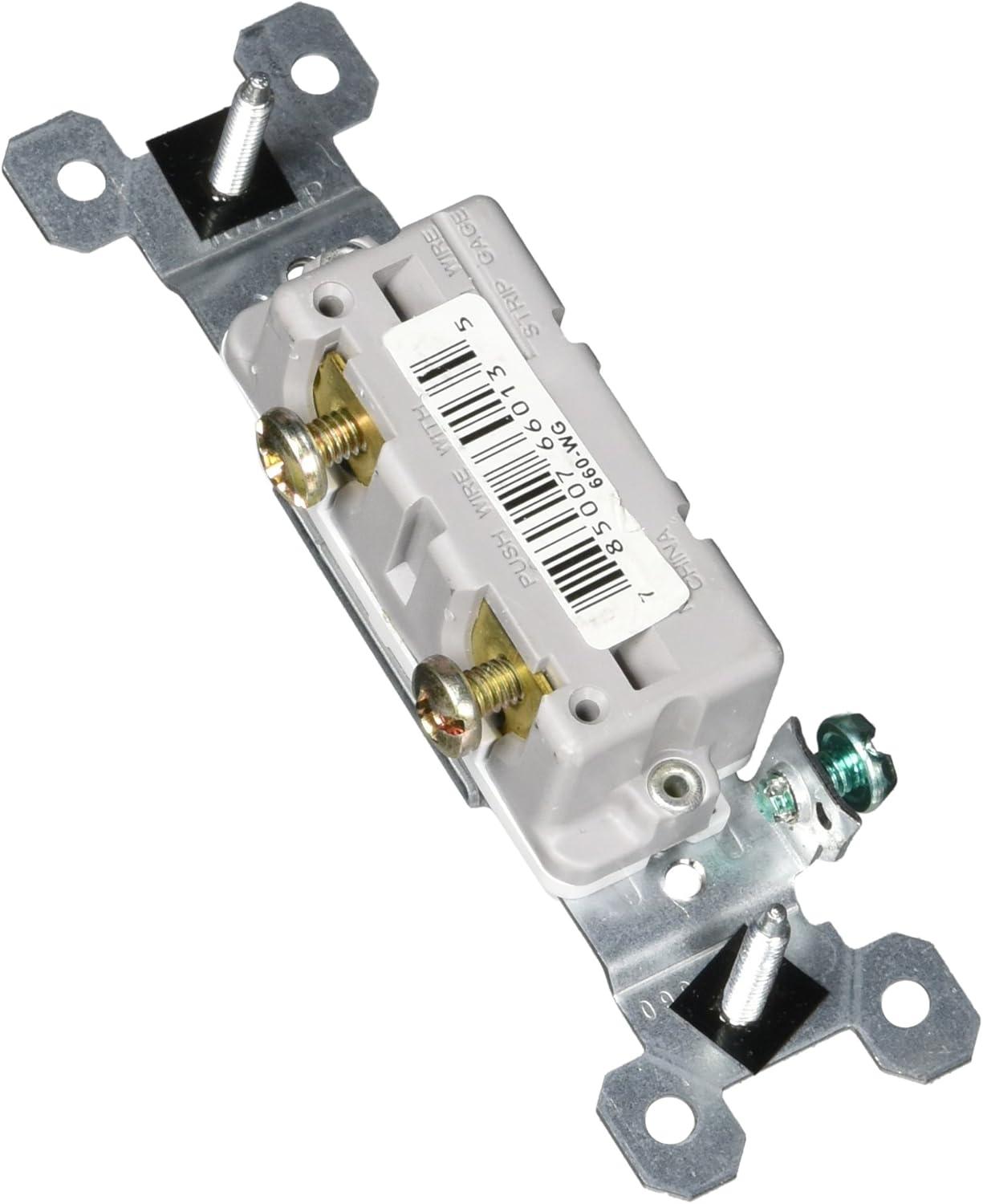 PASS & SEYMOUR 660WG 15A WHT SP Tog Switch