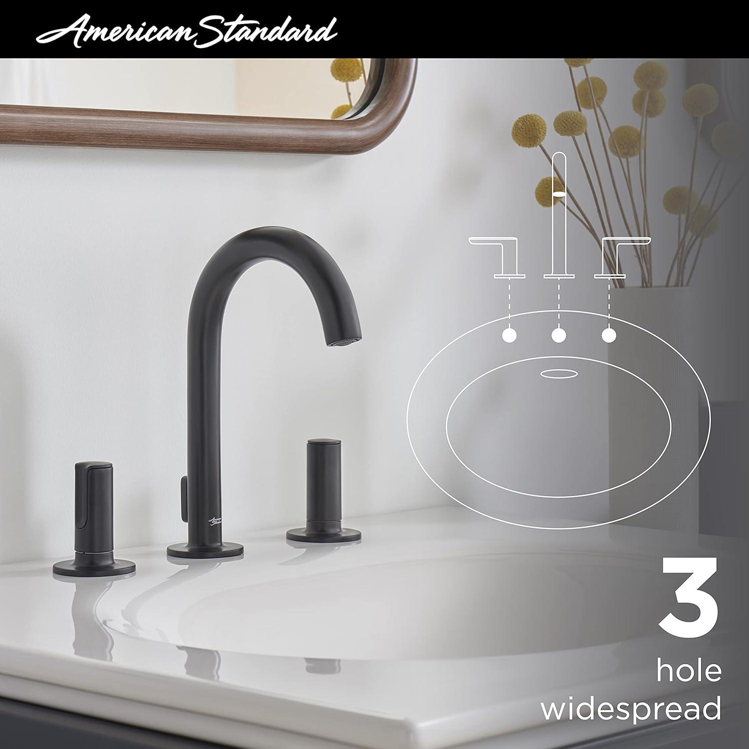 Studio S Polished Chrome Widespread Bathroom Faucet with Knob Handles