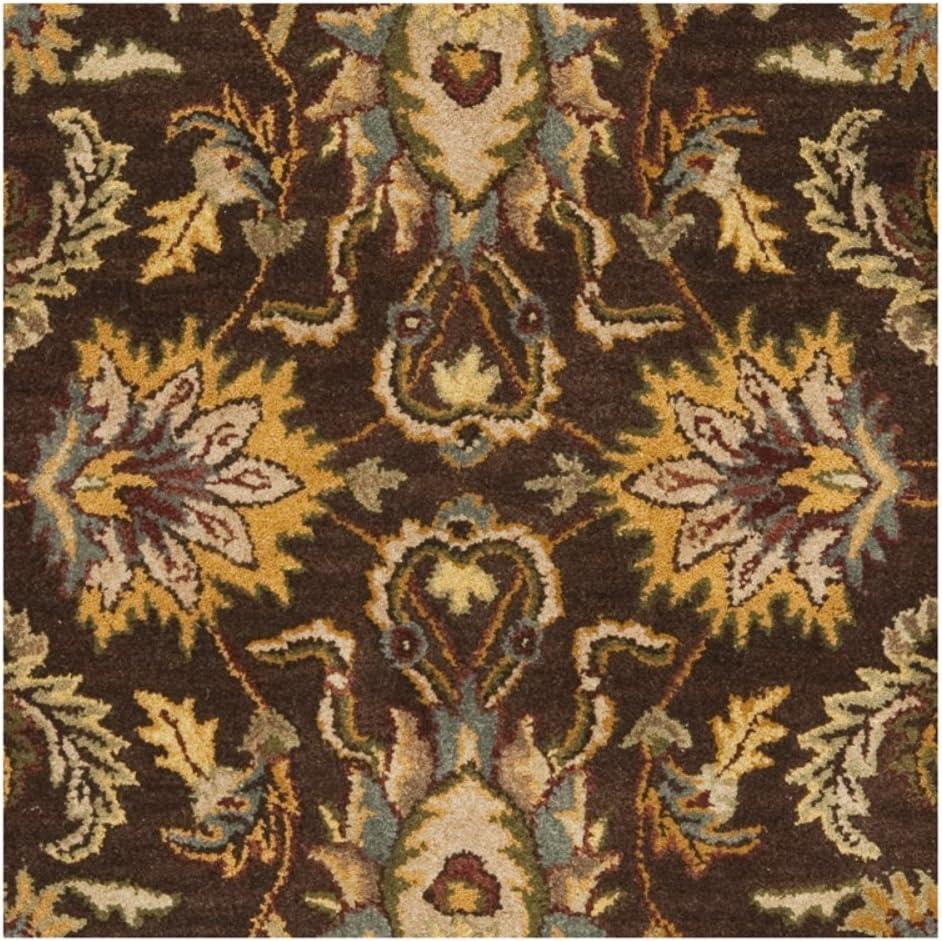 Heritage HG912 Hand Tufted Area Rug - Brown/Ivory - 7'6"x9'6" - Safavieh.