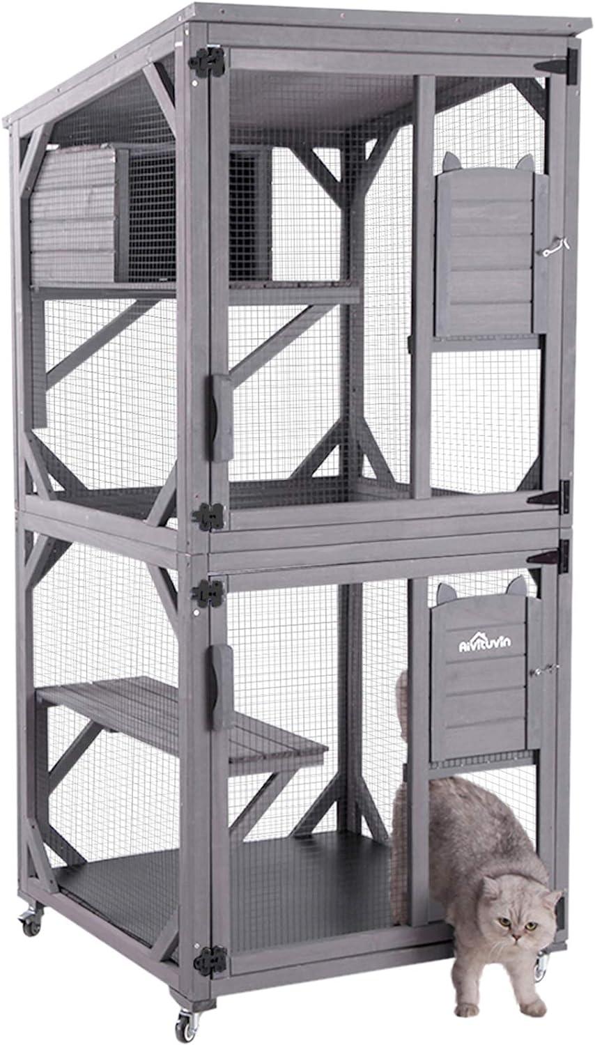 Aivituvin Portable Cat Playpen