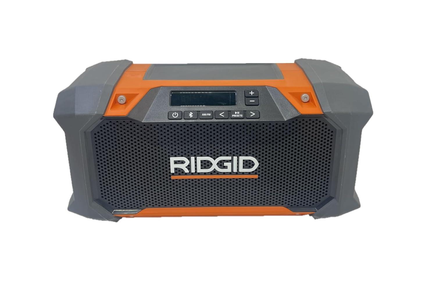 RIDGID 18V Hybrid Jobsite Radio with Bluetooth Technology (Tool Only)