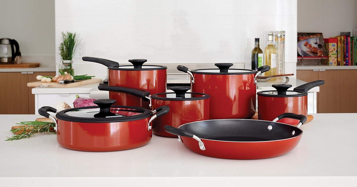 Tramontina Tramontina Aluminum Non Stick 11 Pc Nesting Cookware Set
