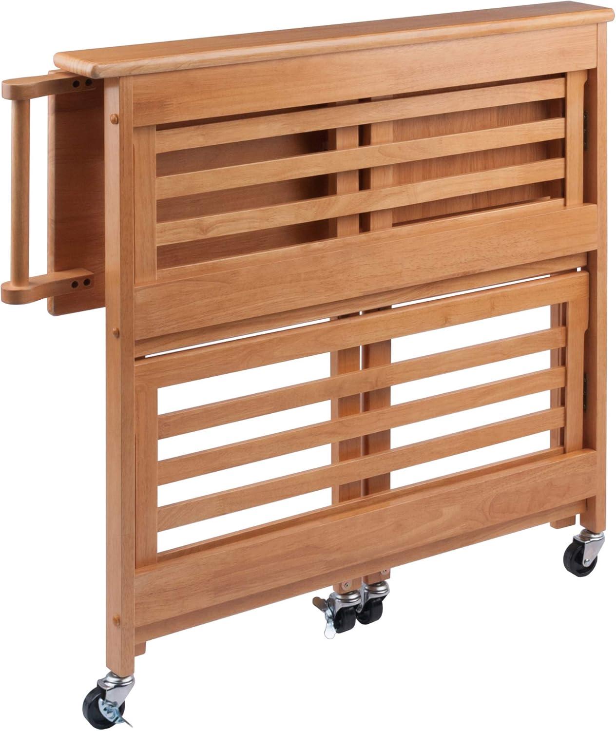 Winsome Radley Kitchen Cart, Light Oak