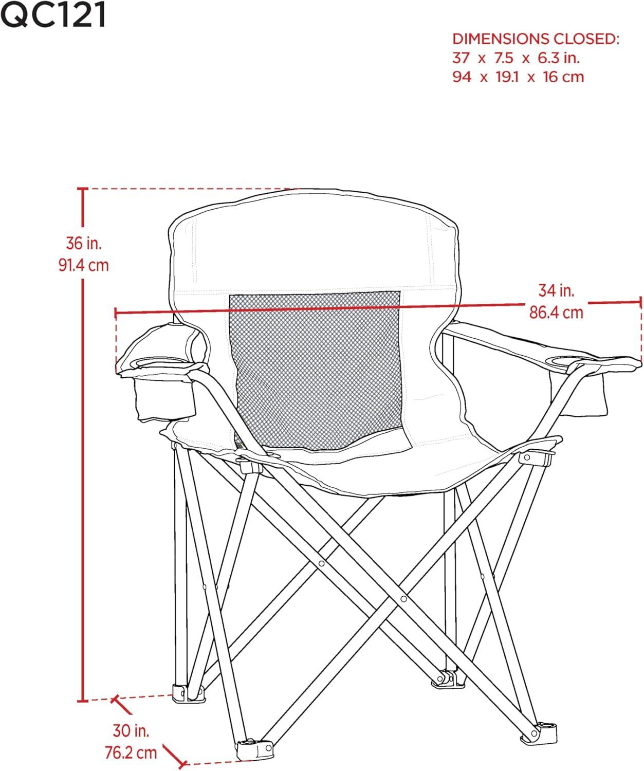 Arlmont & Co. Mudasir Folding Camping Chair | Wayfair