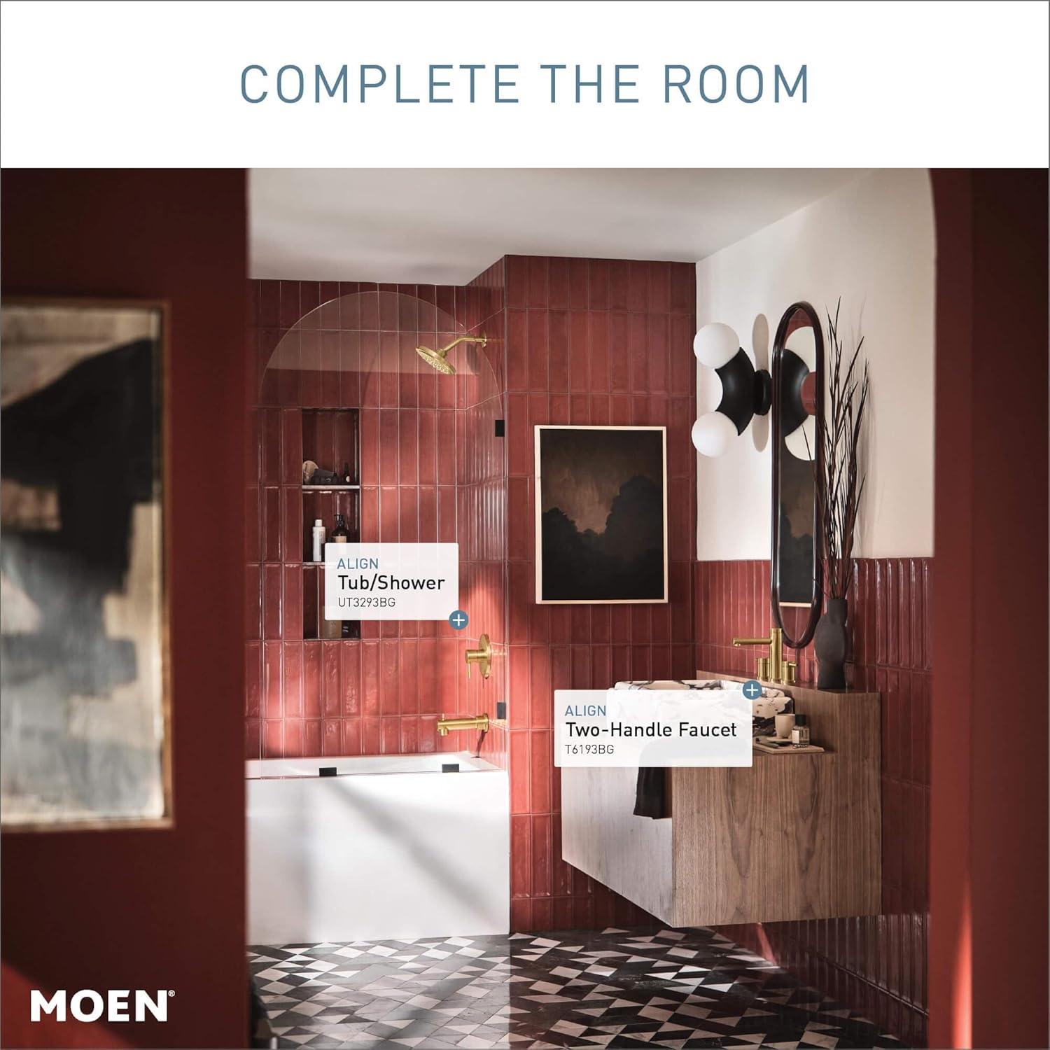 Moen Align Two-Handle Widespread Bathroom Faucet Trim Kit, Valve Required