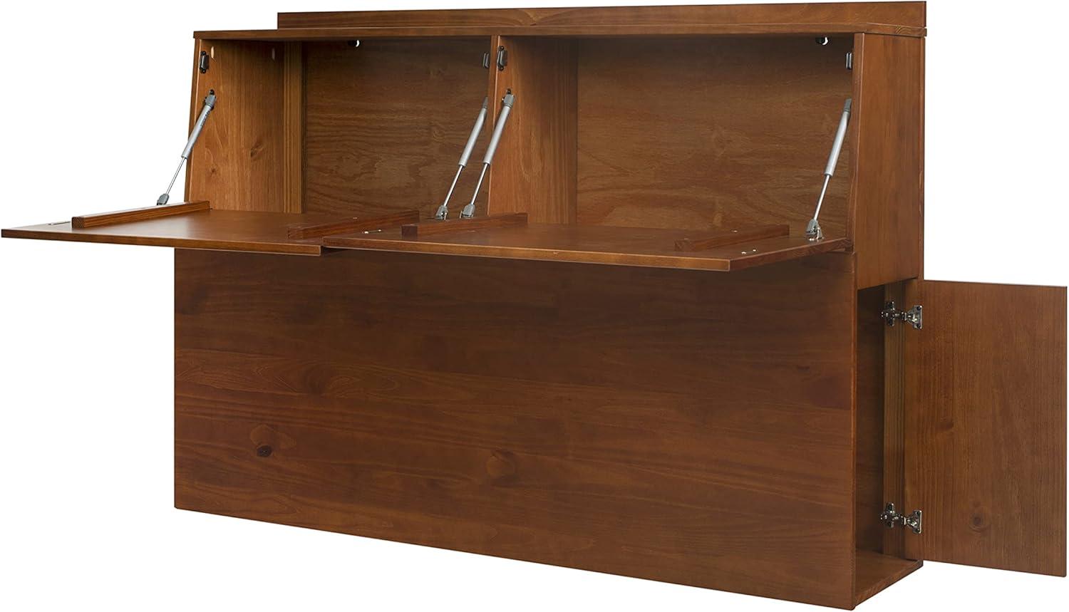 Memomad Cama Bali - Plataforma de Almacenamiento King Marco de Cama de Madera Resistente con Cajones y Más - Madera de Pino Macizo - sin Ruido - No Necesita Somier - Listones de Madera Incluidos (Cama Tamaño King, Madera Marrón Roble)