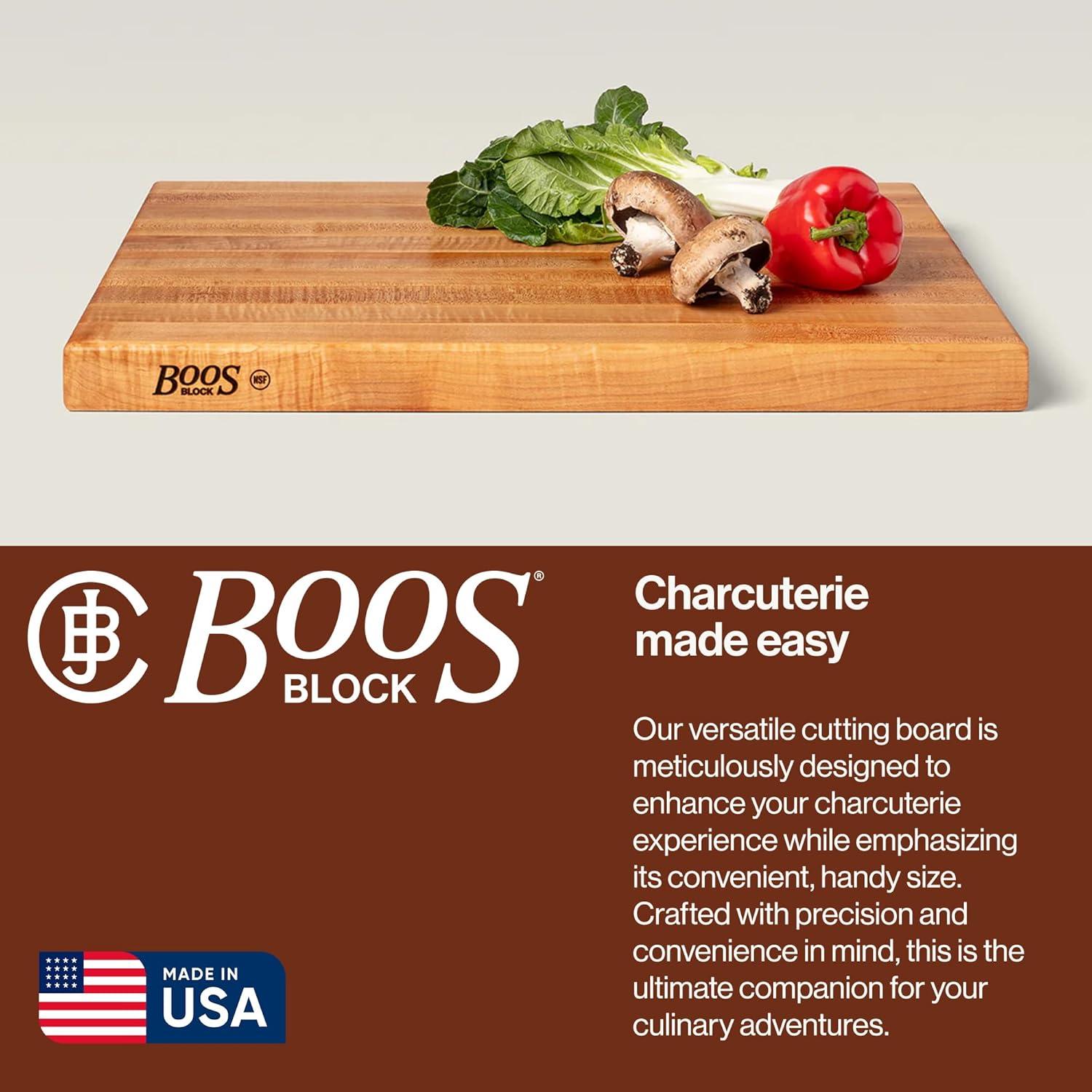 John Boos John Boos Platinum Series Reversible Wood Cutting Board, Maple