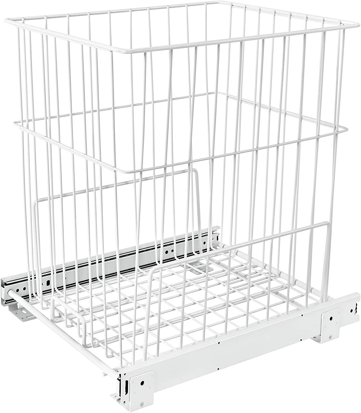 Rev-A-Shelf Rev-A-Shelf Steel Wire Pull Out Hamper for Vanity/Closet Applications