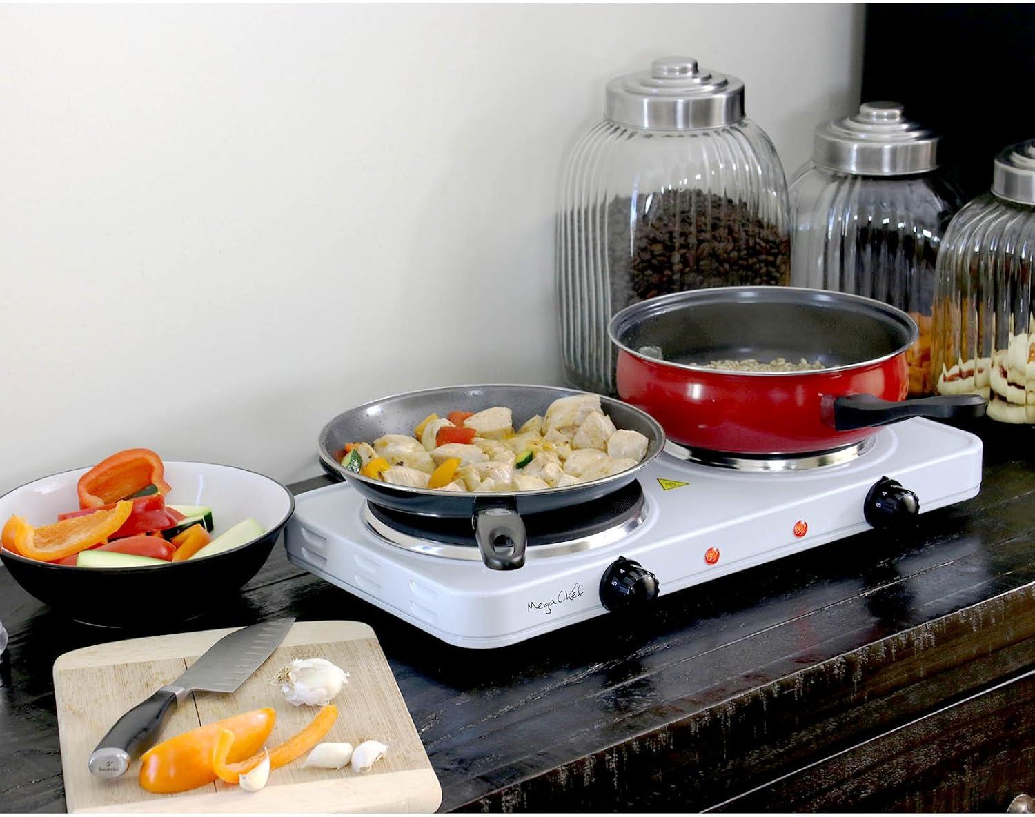 Mega Chef 1700 Watt Electric Double Hot Plate