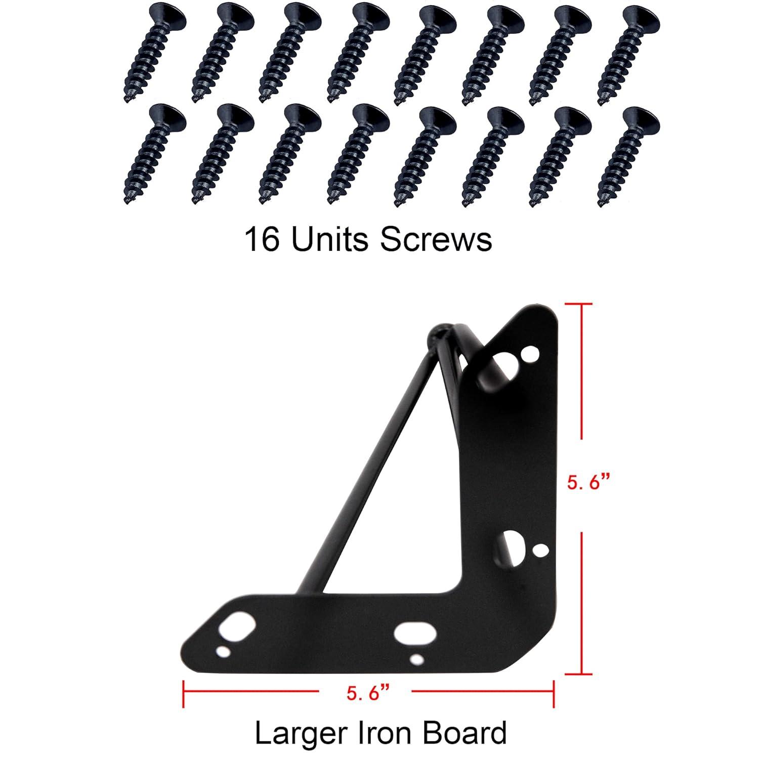 Home Soft Things Hairpin Metal Table Legs 30 Inch Legs for Furniture Coffee Bench Dining End Industrial Table Desk Set of 4 with Screws Adjustable Cushion Black Floor Protectors, 30"