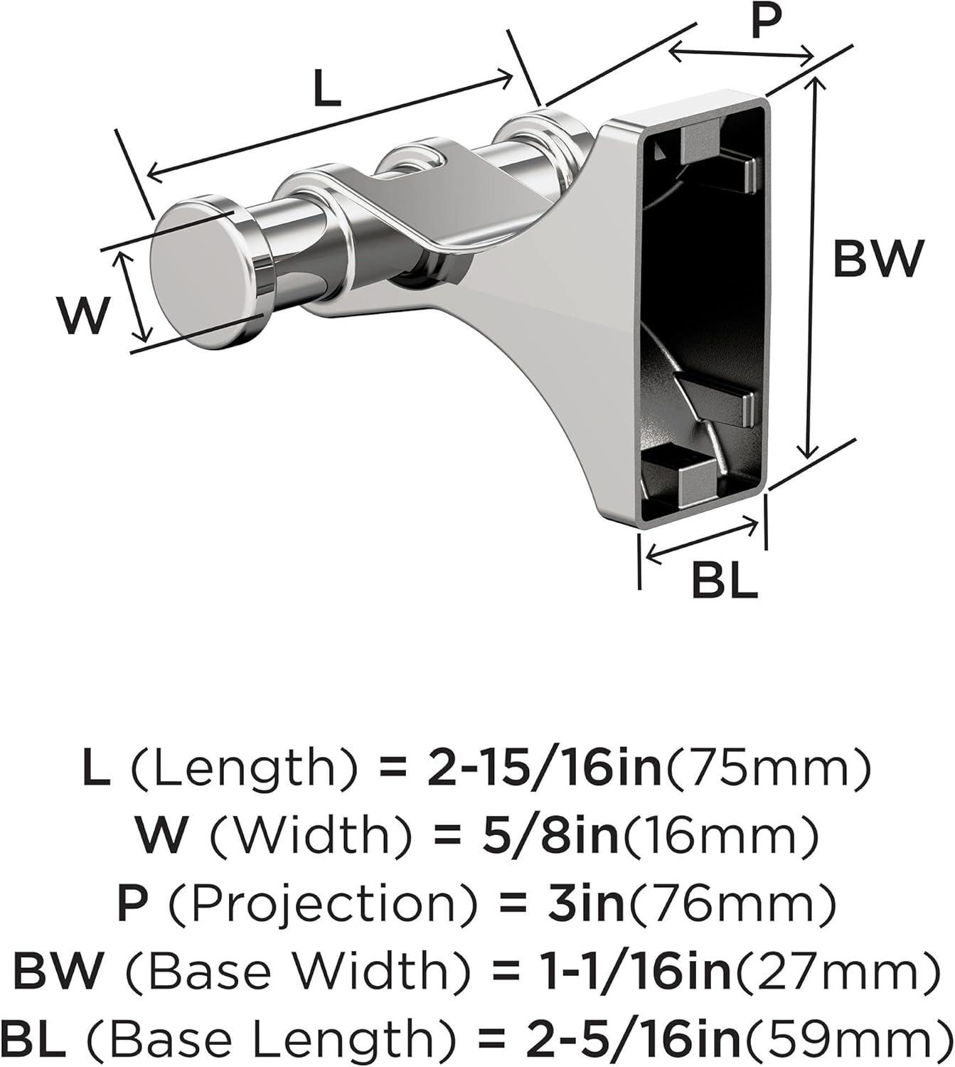 Amerock Davenport Wall Mounted Robe Hook BH3605026