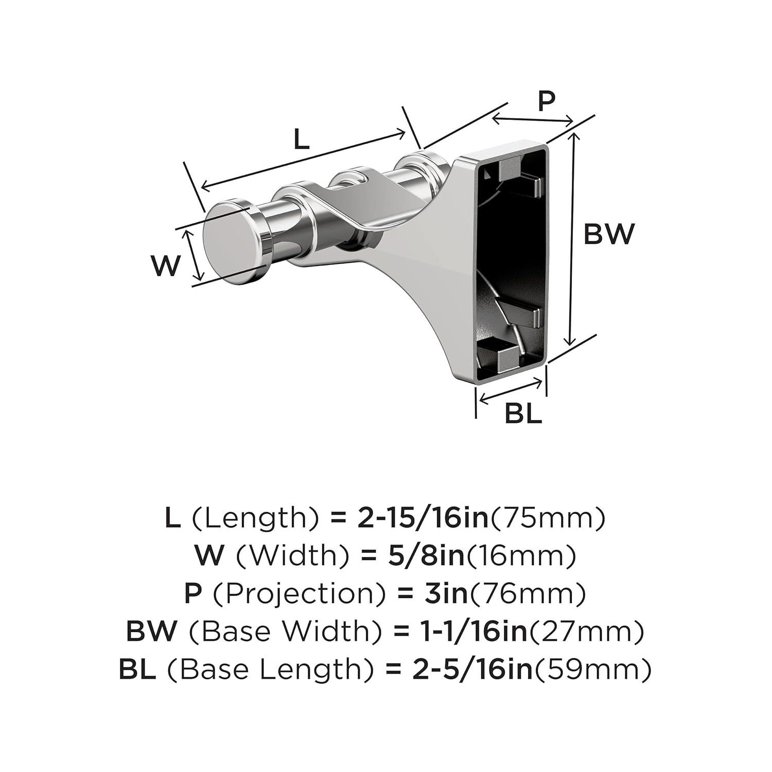 Amerock Davenport Wall Mounted Robe Hook BH3605026