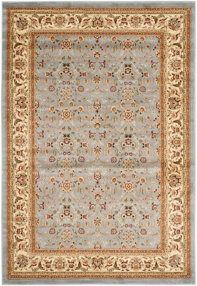 SAFAVIEH Lyndhurst Pearl Traditional Bordered Area Rug, Light Blue/Ivory, 11' x 15'