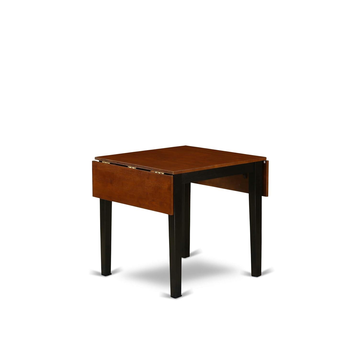 East West Furniture, Dining Table Black & Cherry, NDT-BCH-T