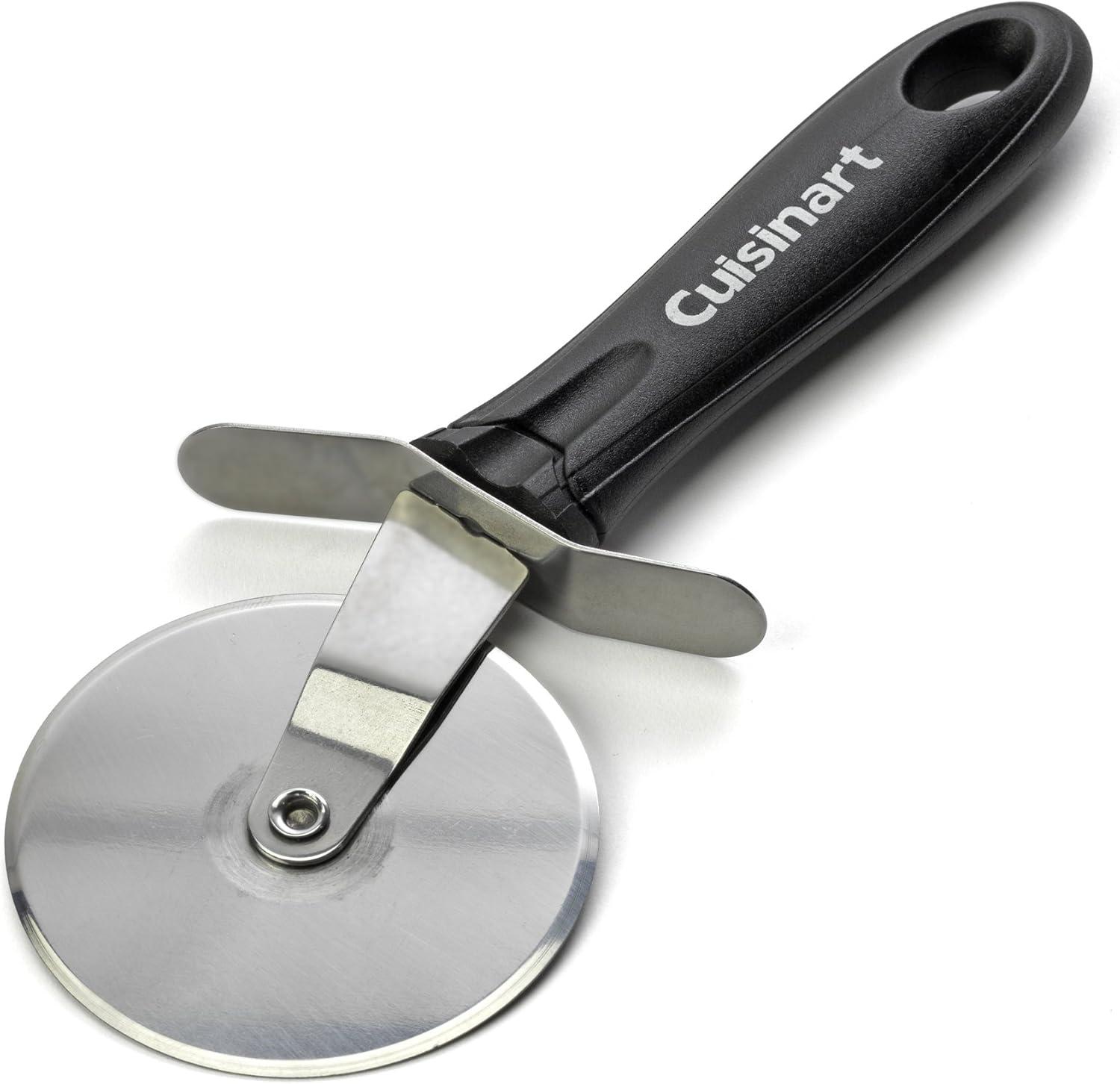 Cuisinart 3-Piece Pizza Grilling Set, Stainless Steel with Pizza Stone, Cutter and Peel