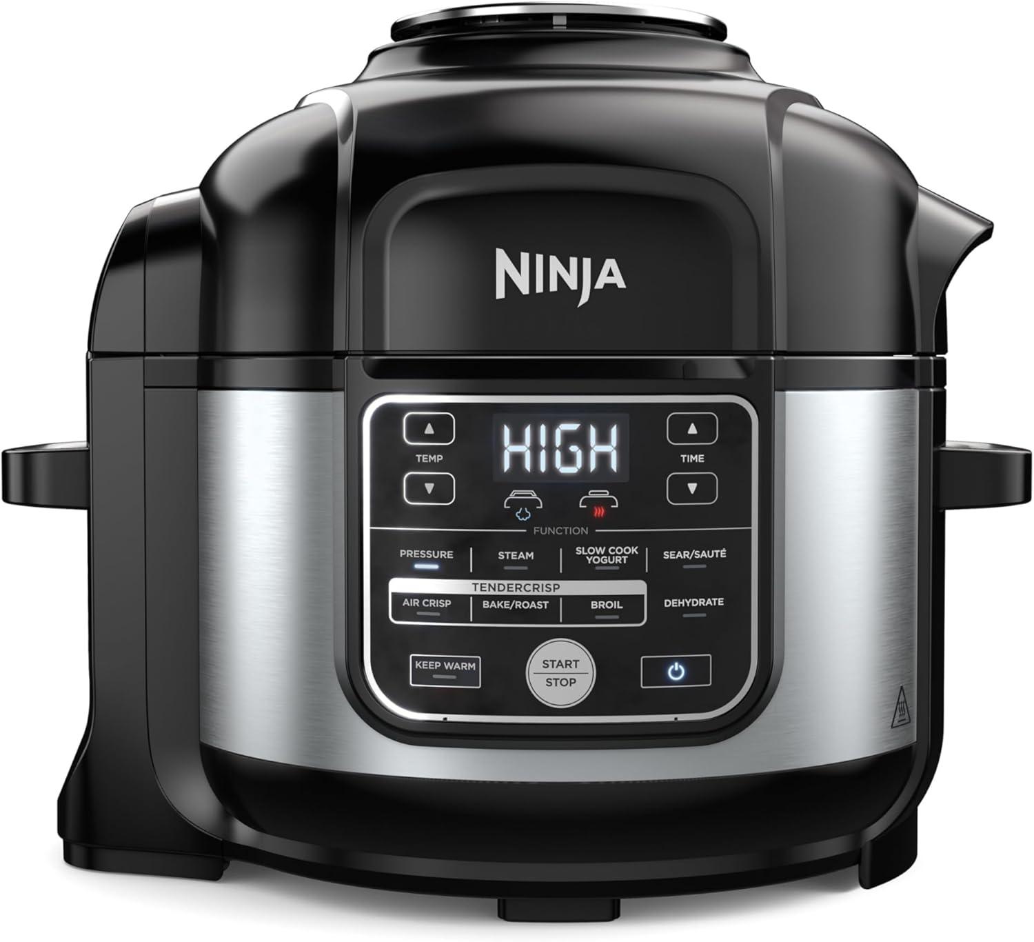 Ninja® Foodi® 10-in-1 6.5-Quart Pro Pressure Cooker Air Fryer Multicooker, Stainless, OS300