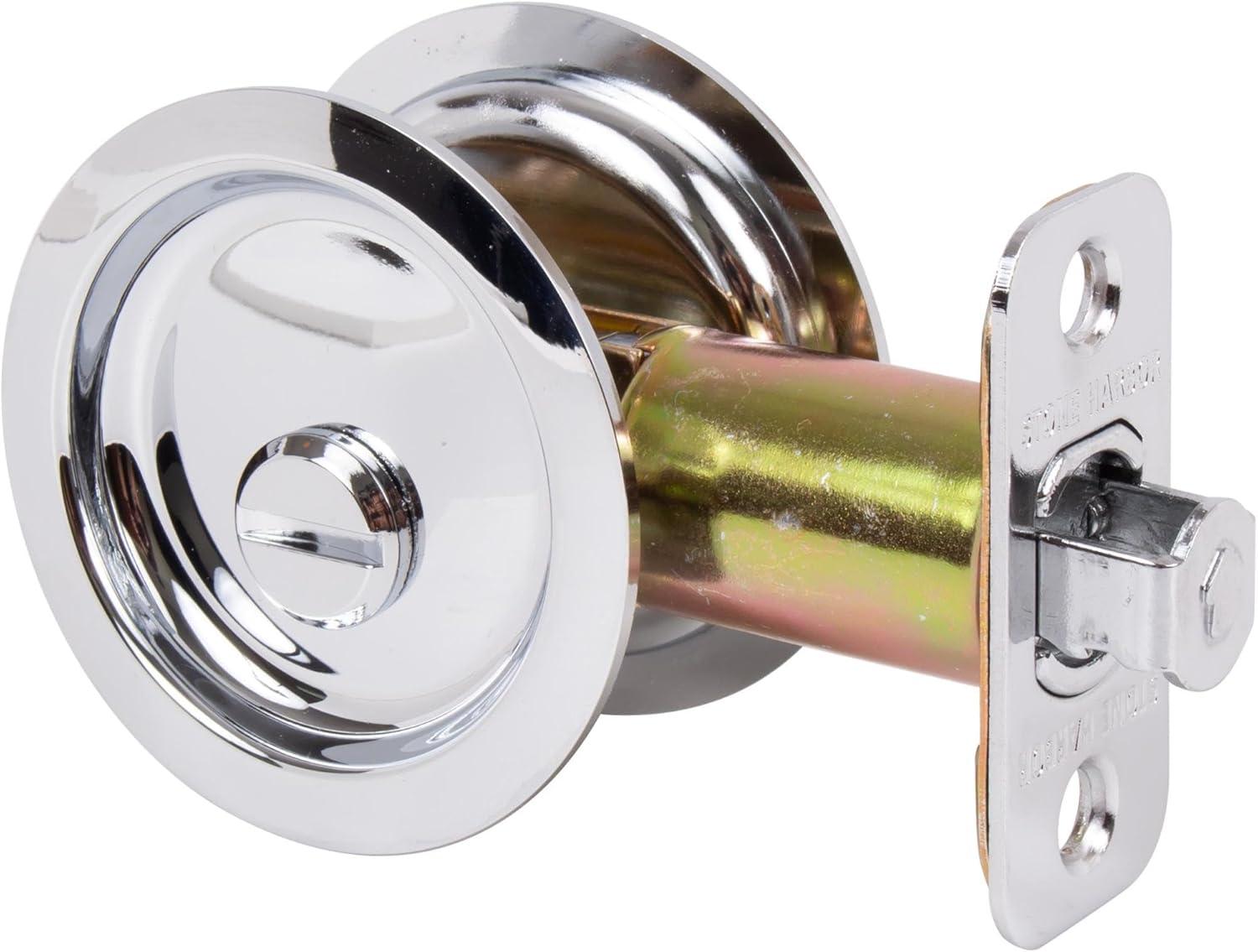 Round Pocket Door Lock