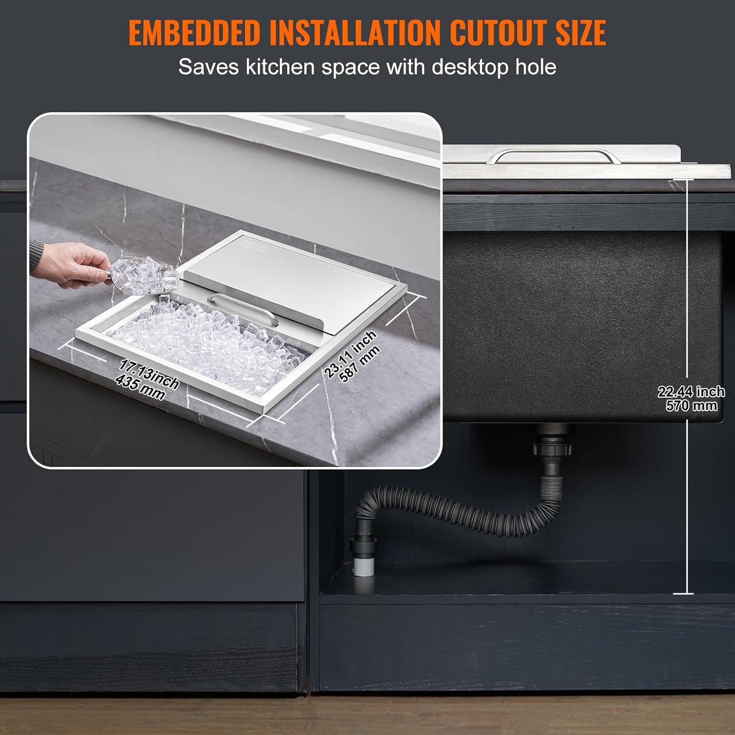 VEVOR VEVOR 58.5 Quarts Ice Chest