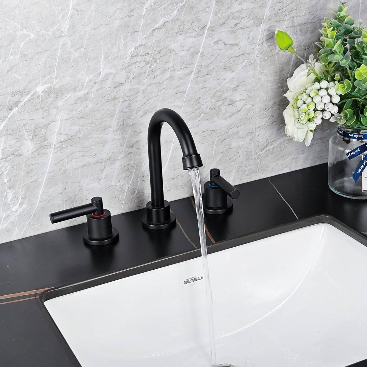 Widespread 2-handle Bathroom Faucet