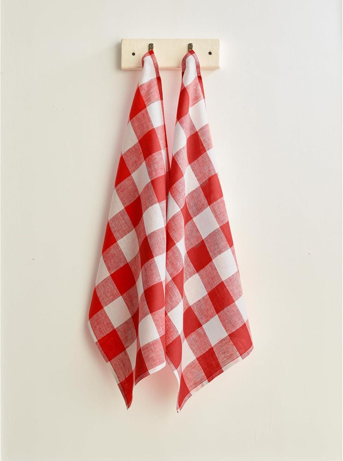 Buffalo Checks - 100% Pure Linen Kitchen Towel