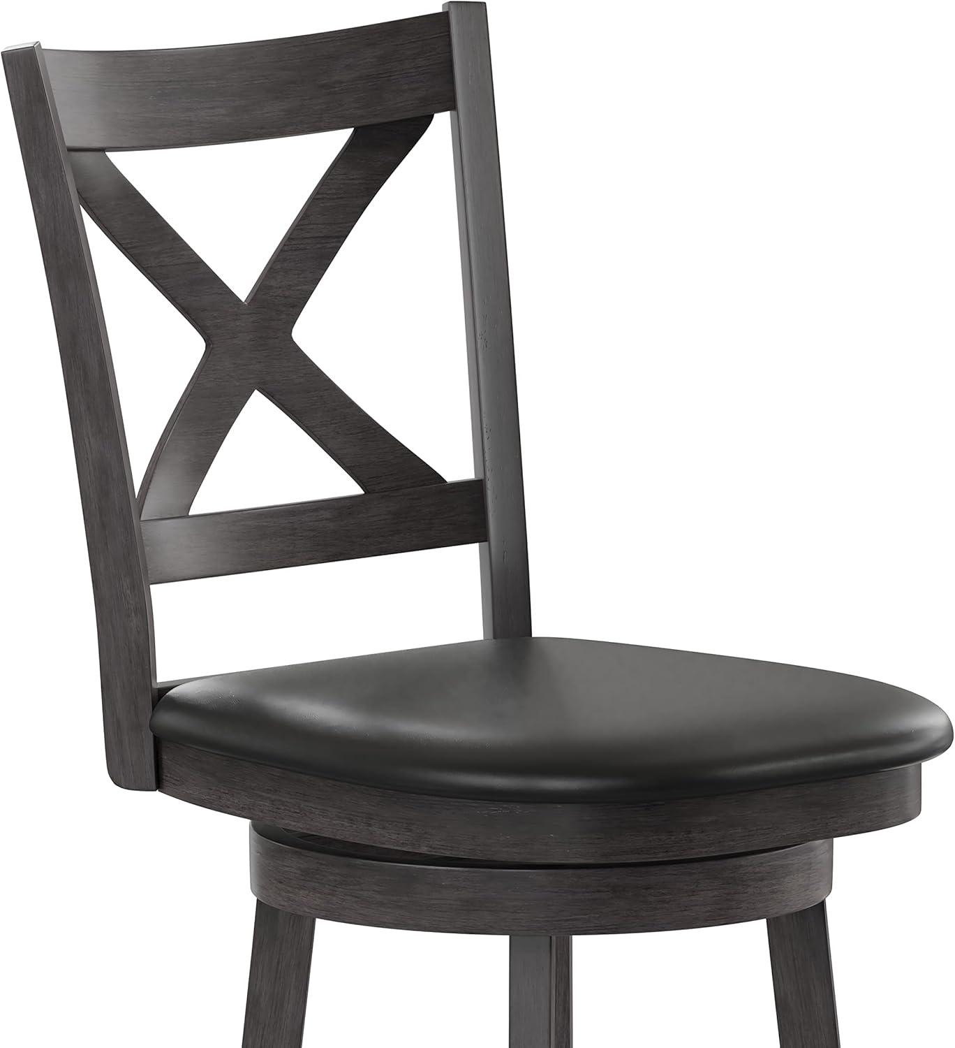 Francis Classic Crossback Wooden Swivel Dining Stool