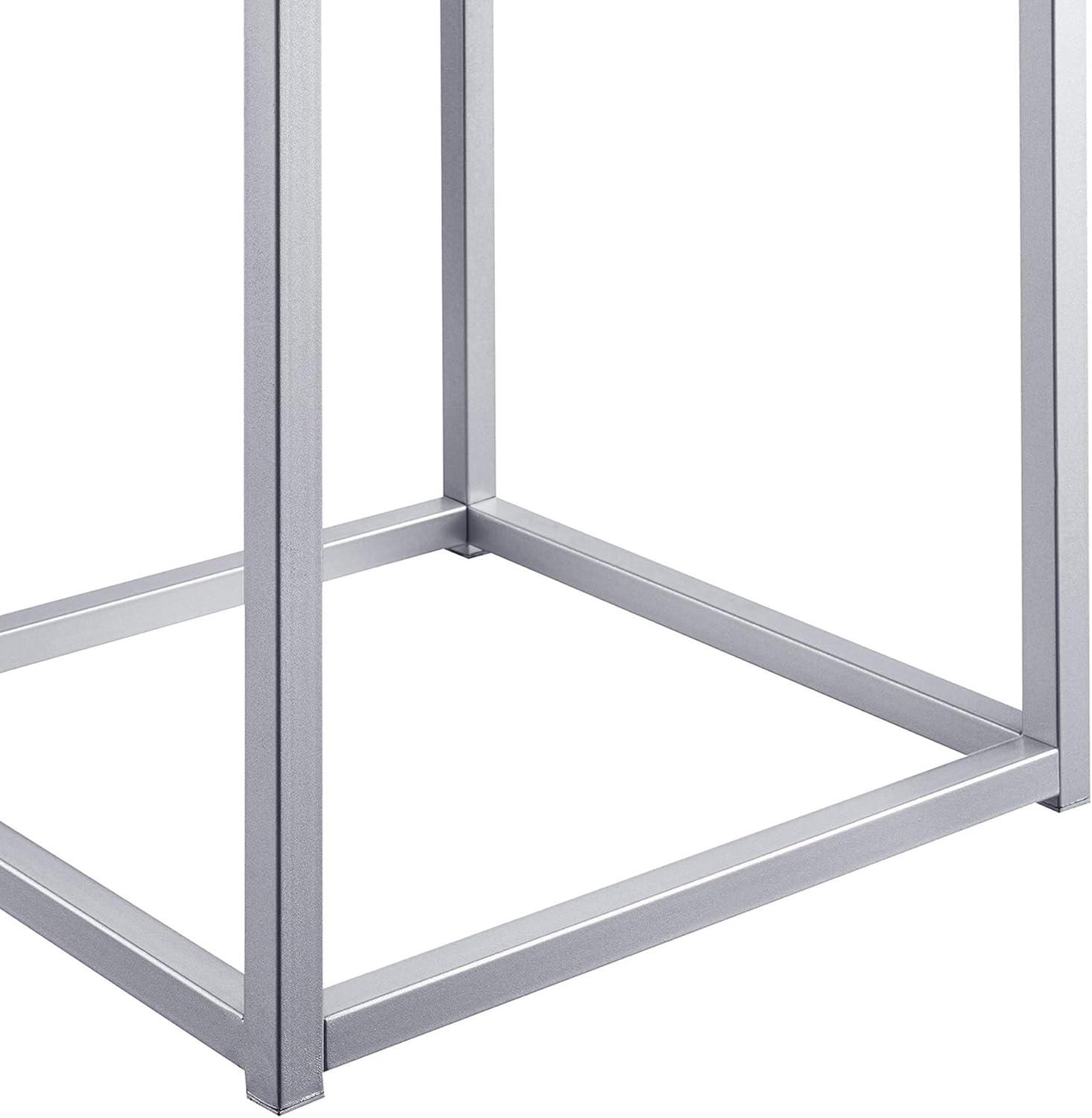 Convenience Concepts Reflections 1 Drawer End Table, Mirror/Silver