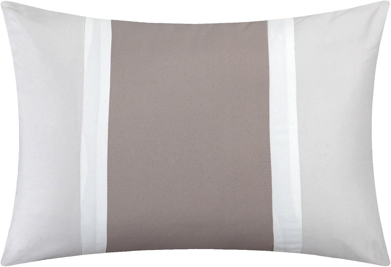 Chic Home 8/10 Piece Adam Pintuck Pieced Color Block Embroidery Bed In a Bag Comforter Set With sheet set