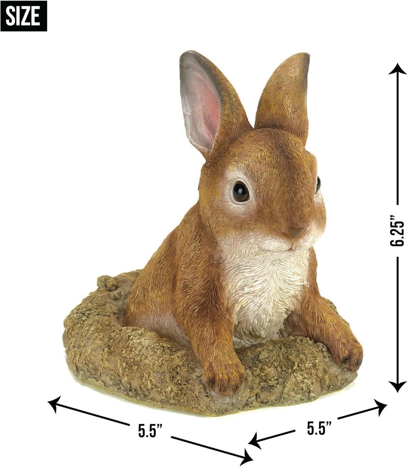 Summerfield Terrace 6.25” Curious Bunny Garden Statue