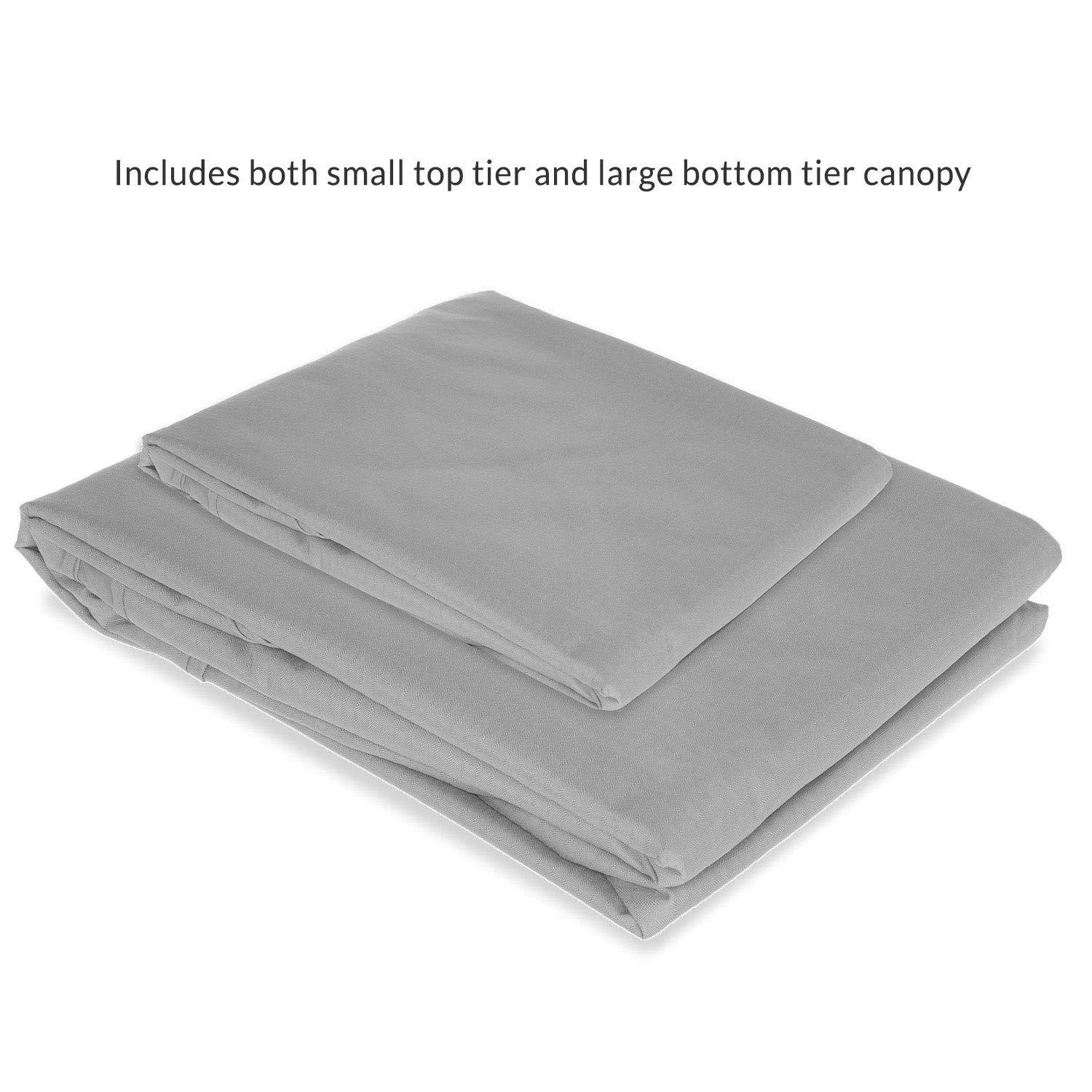 Garden Riplock 350 10ft x 12ft Slate Gray Top Cover Outdoor Canopy