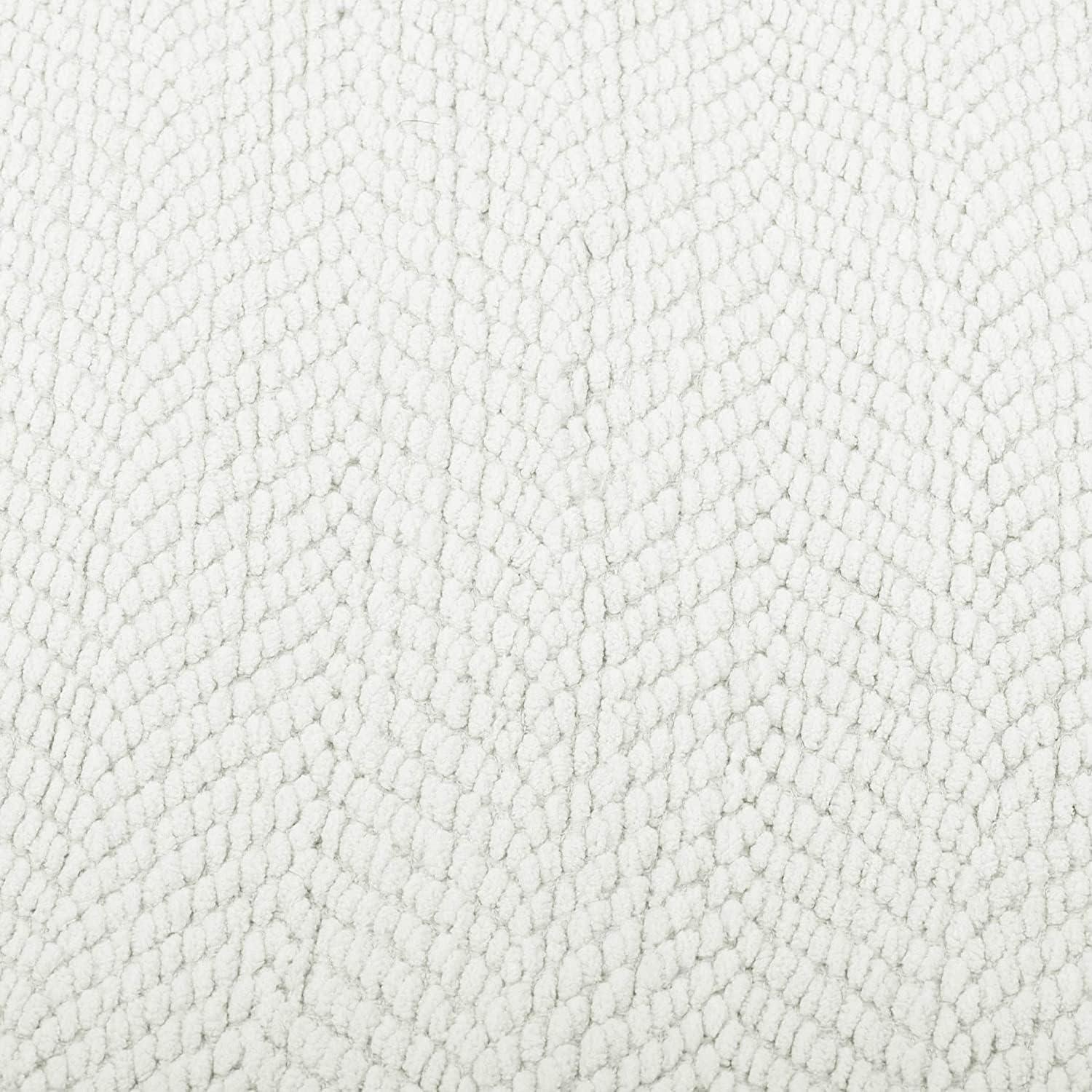 Home Soft Things Reversible Tweed Throw Blanket, Super Soft & Cozy - Antique White, 60x80"