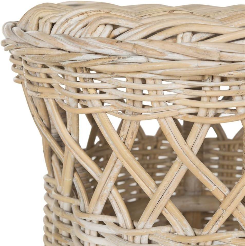 Desta Wicker Round Table - Natural - Safavieh.