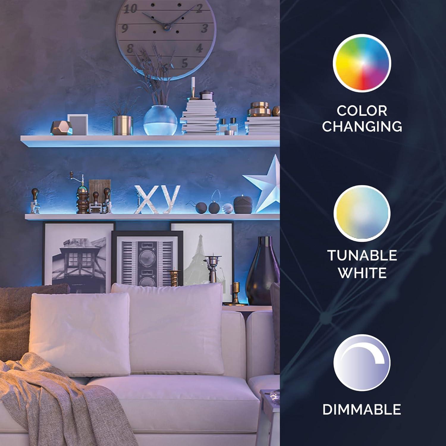Smart LED Color-Changing Tape Light with WiFi Control