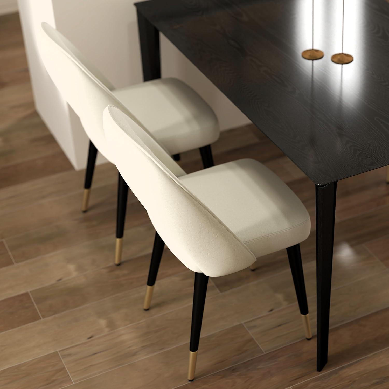 Mercer41 Volena 19.1'' H Velvet Upholstered Side Chair (Set of 2)