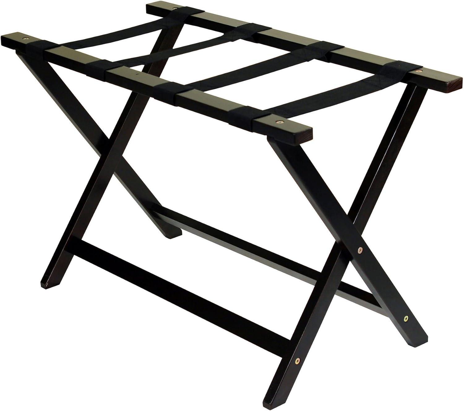 ROTSEN FURNITURE LLC. Heavy Duty Solid Wood Extra Wide Luggage Rack