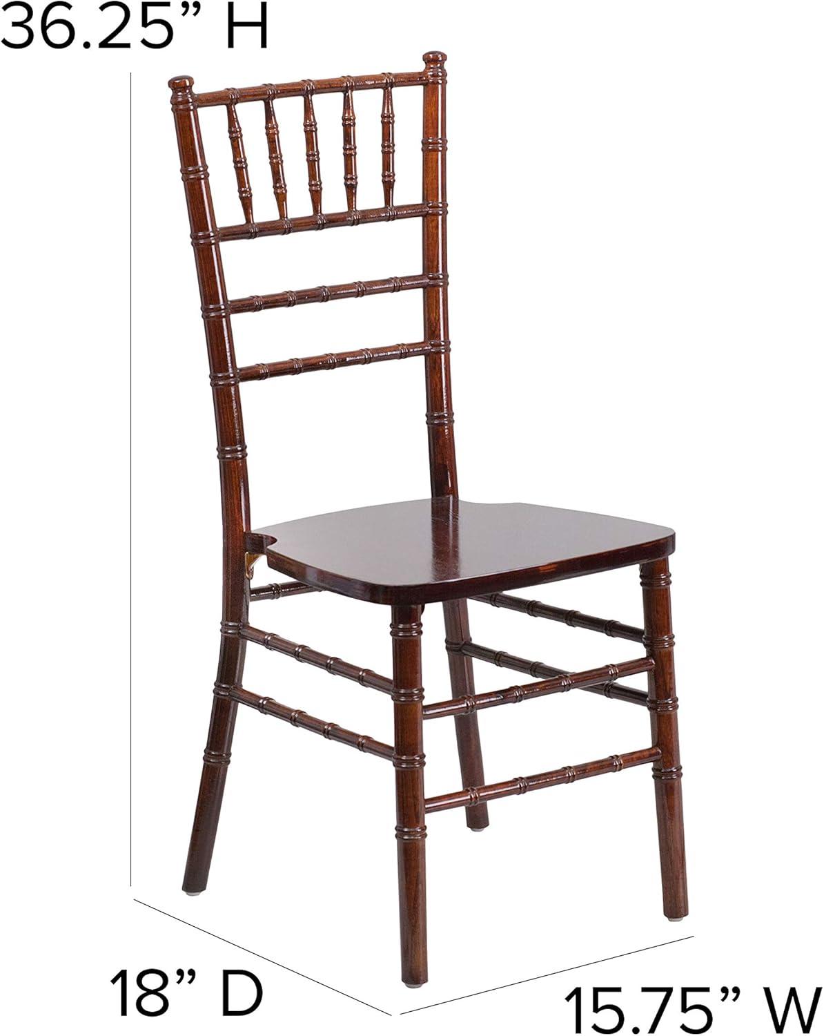 Emma and Oliver Wedding & Event Wood Chiavari Dining Chair