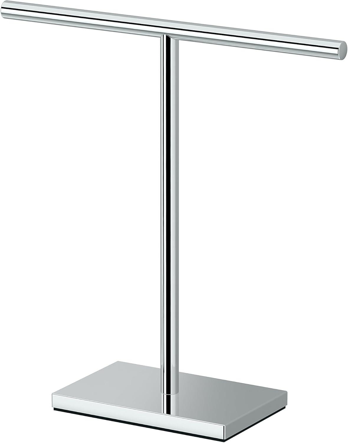 Freestanding Countertop Hand Towel Holder | 11.13"H x 10.50"W Weighted Base Towel Rack Stand