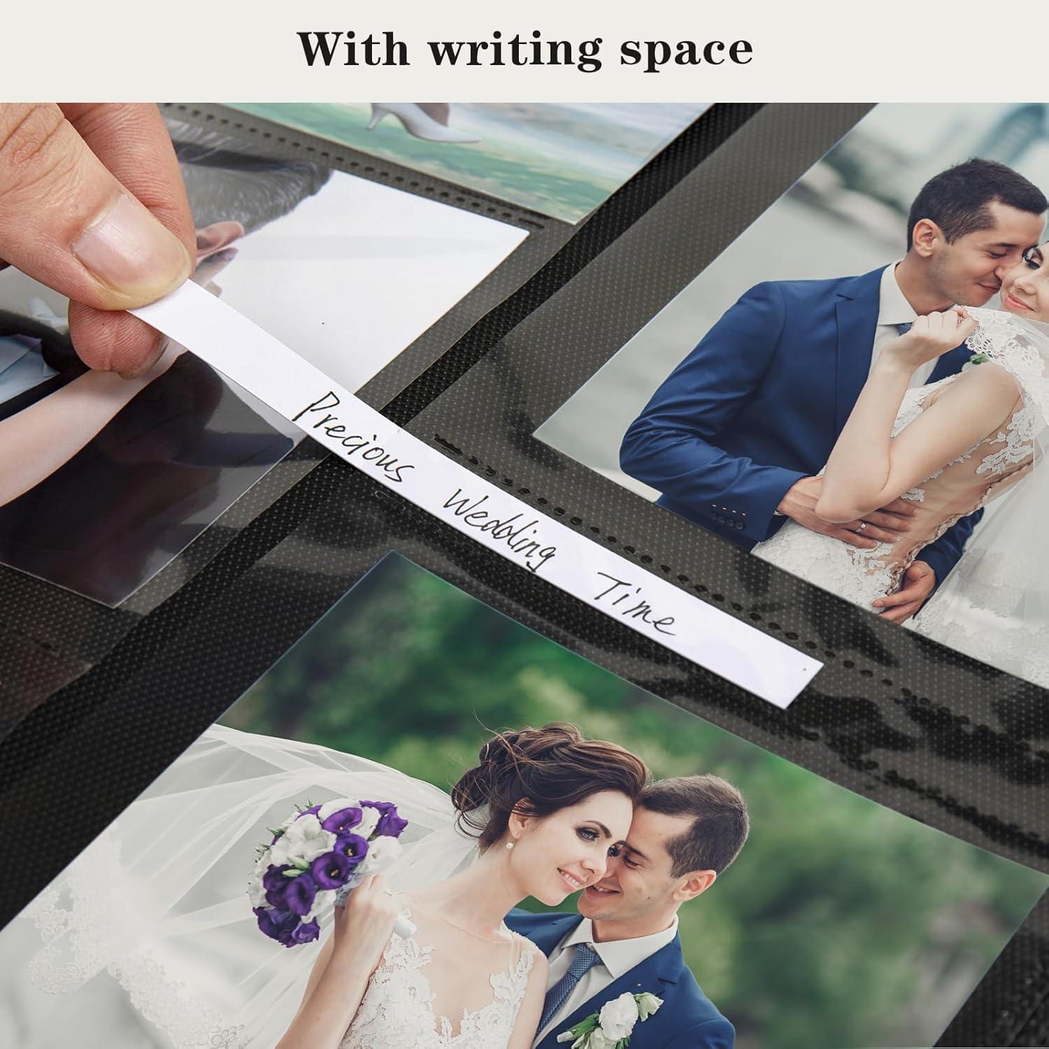 BEACHWATER POOL & SPA, LLC Linen Hardcover Photo Albu 1000 Photos Large Capacity For Family Wedding Anniversary Baby Vacation (Beige, 1000 Pockets)