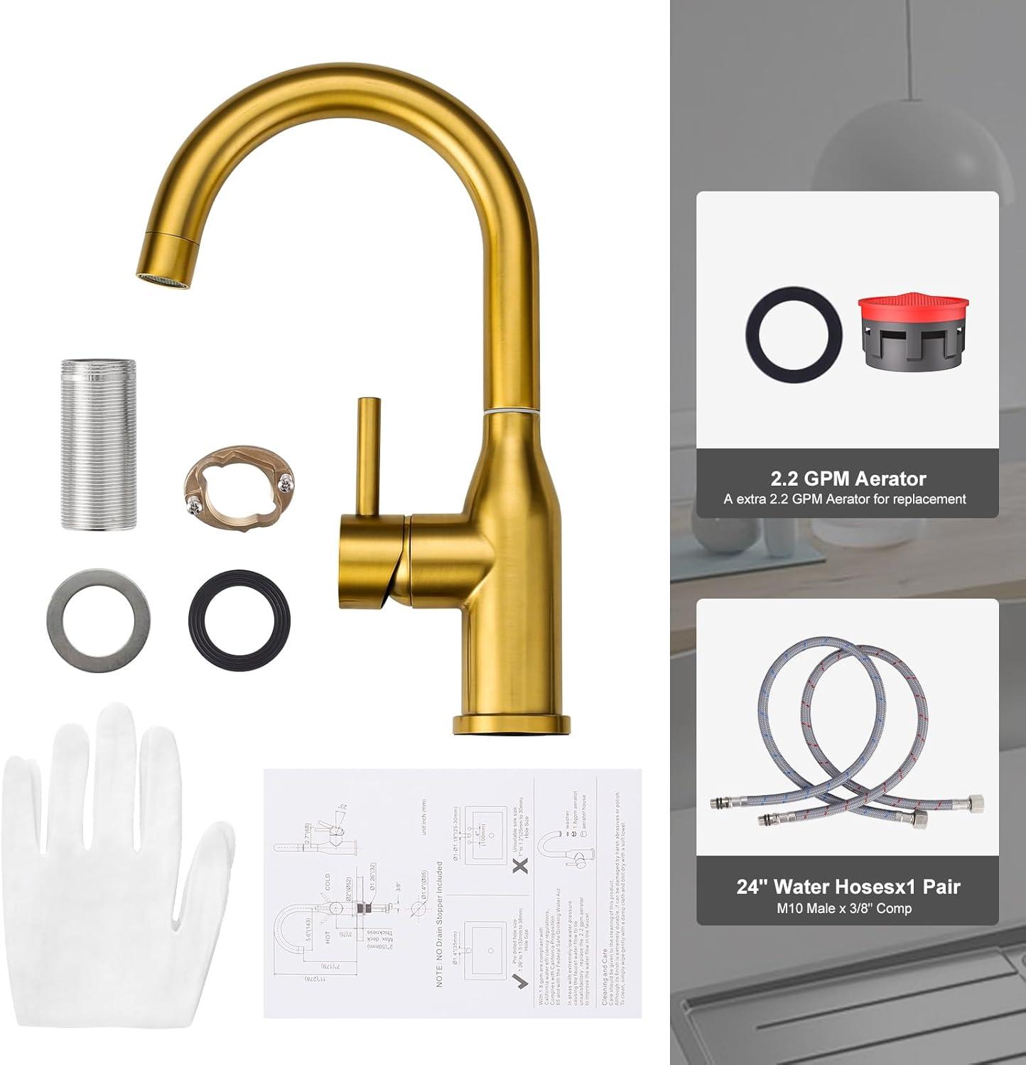 Single-Hole Single-handle Bathroom Faucet