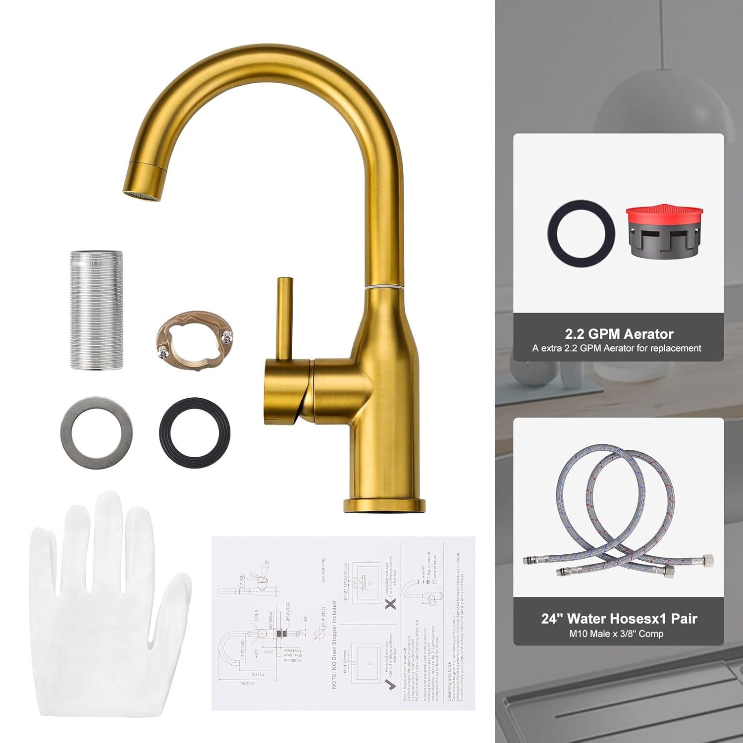 Single-Hole Single-handle Bathroom Faucet