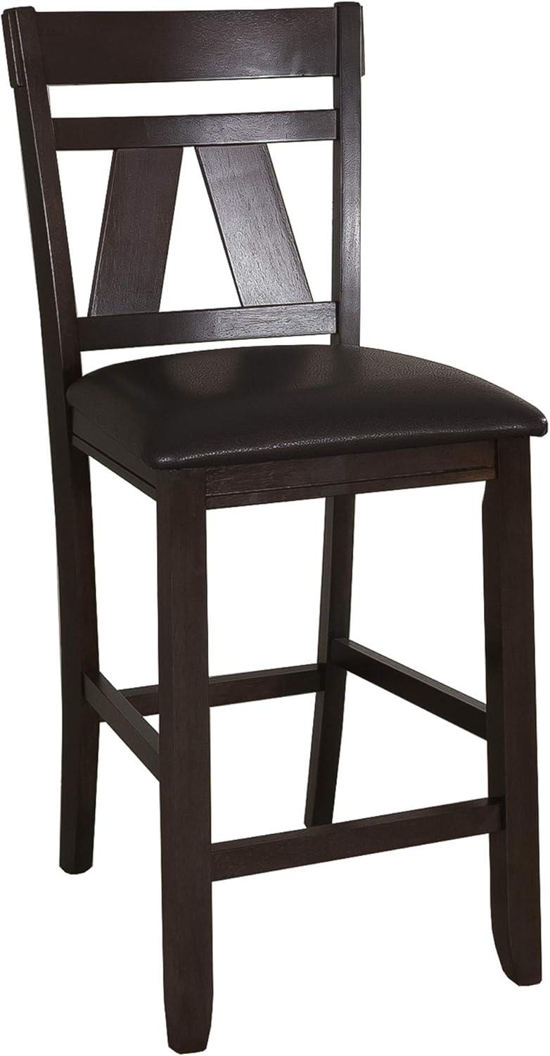 Lawson Black Splat Back Counter Chair (RTA)