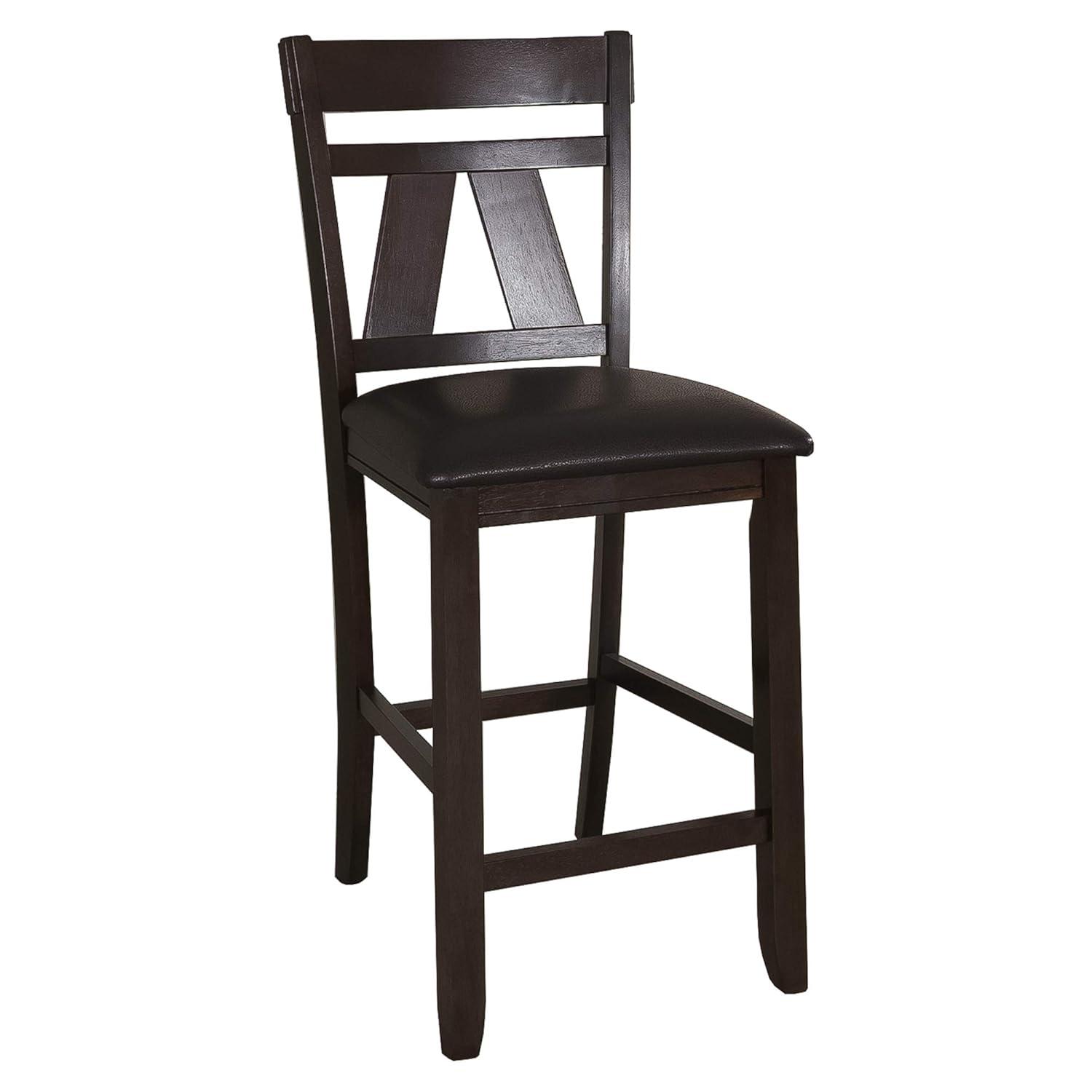 Lawson Black Splat Back Counter Chair (RTA)