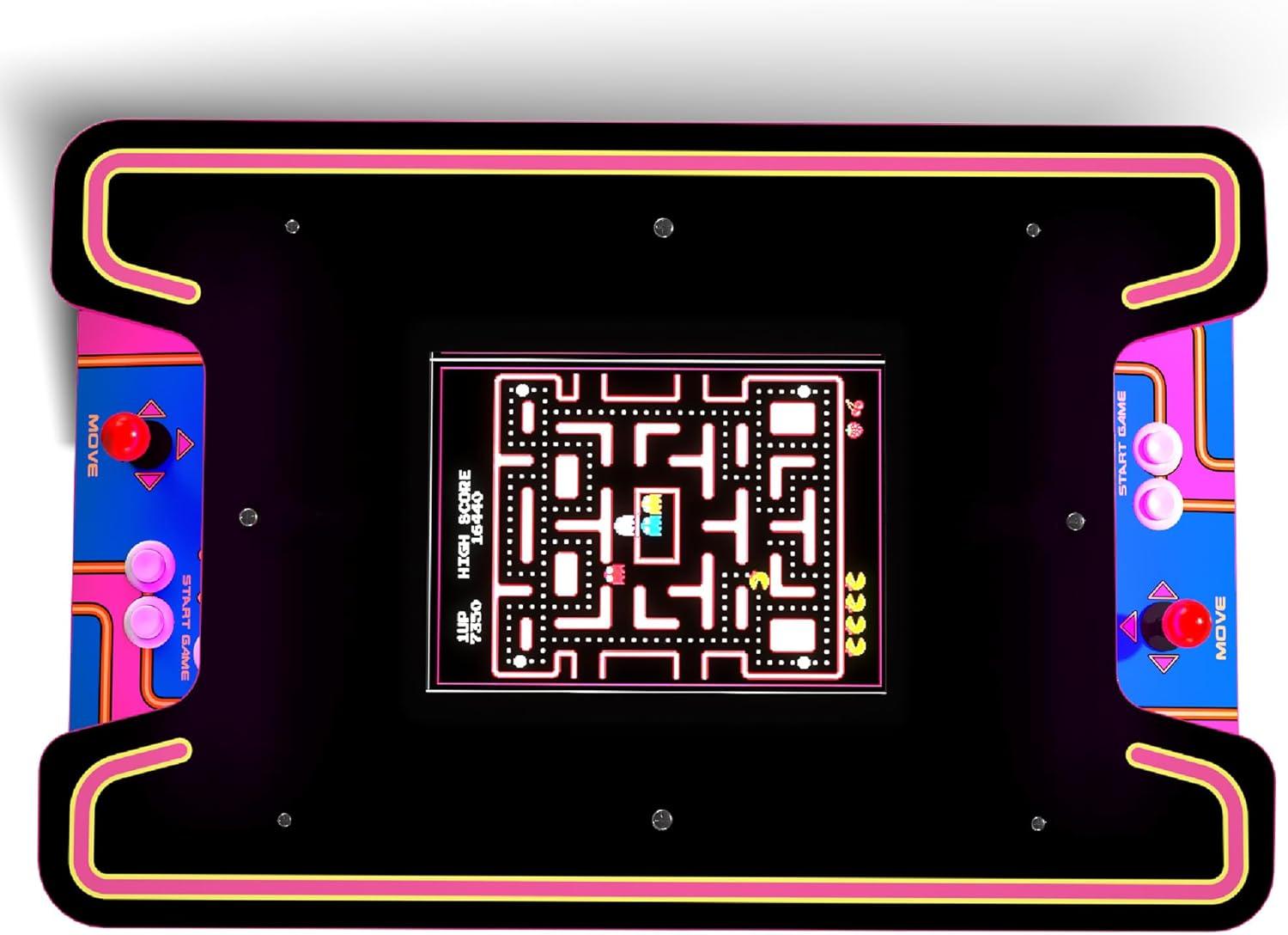 Arcade 1Up Arcade1Up Ms. Pac-Man 40th Anniversary Head-to-Head Black Series Edition Table