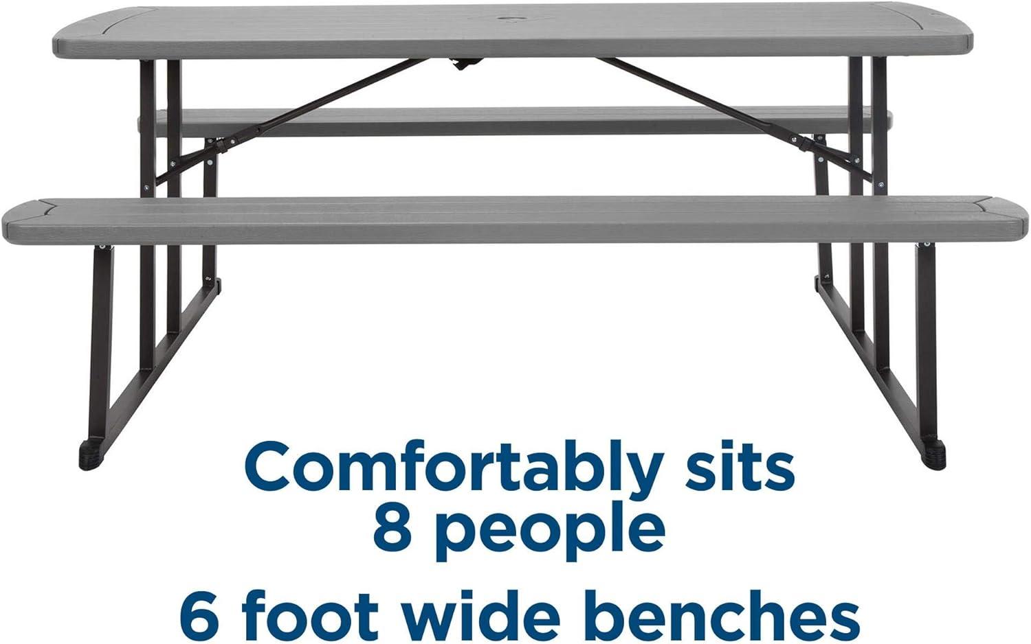 COSCO Outdoor Living 6 ft. Folding Picnic Table