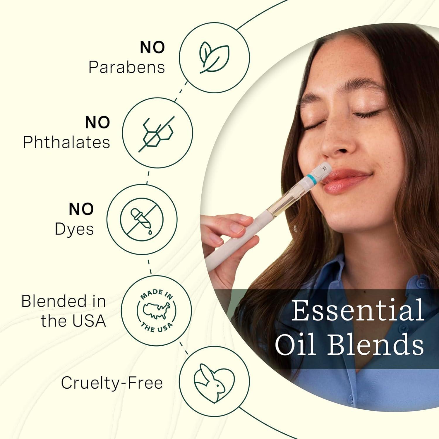 Lifelines Citrus Grove Essential Oil Blends with Pen Diffuser: Aromatherapy Gift Set, No Battery Required