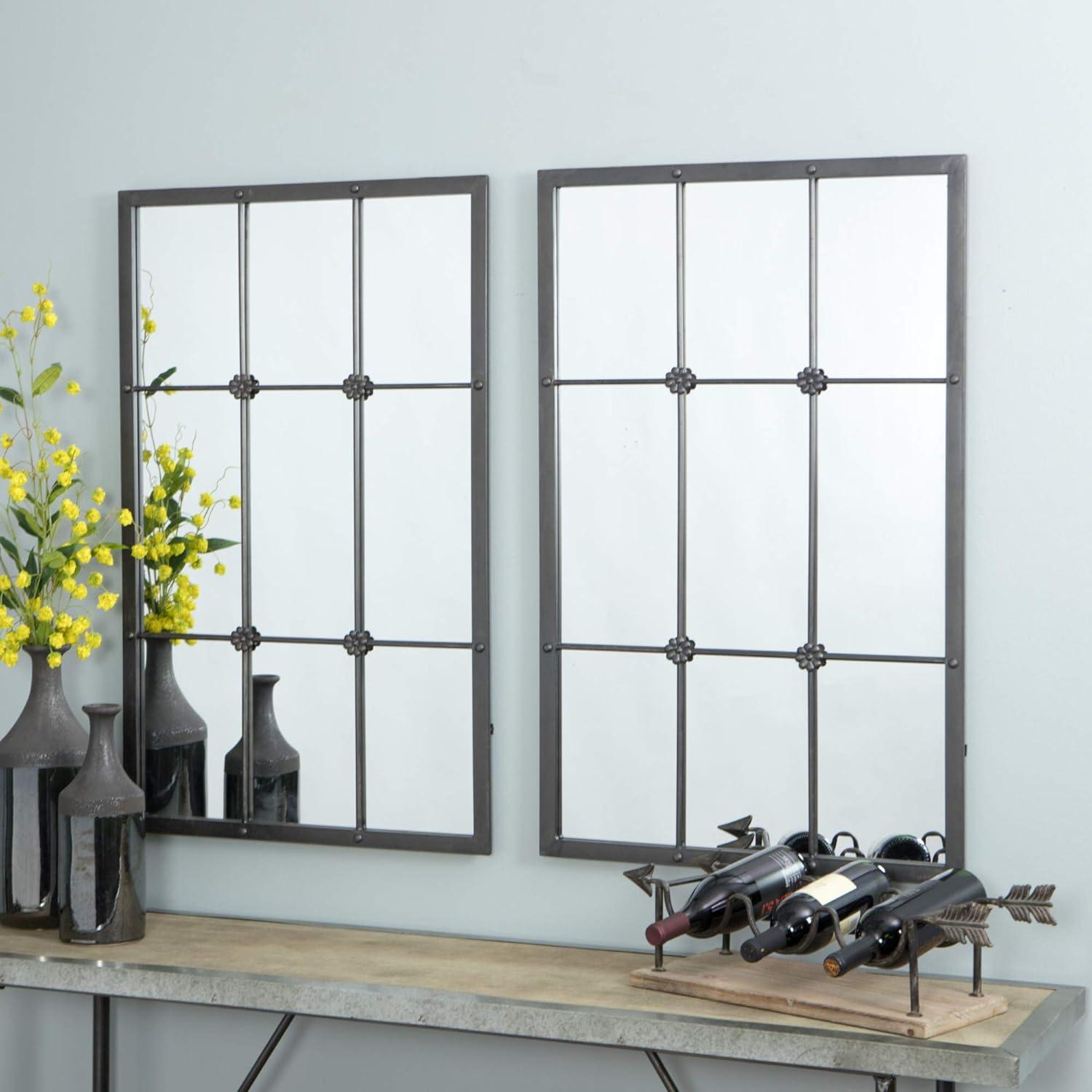 Aspire Home Accents 6350 Kinslee Window Pane Wall Mirror
